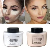 4 color professional loose powder matte setting powder long lasting oil control facial mineral concealer finish makeup cosmetics