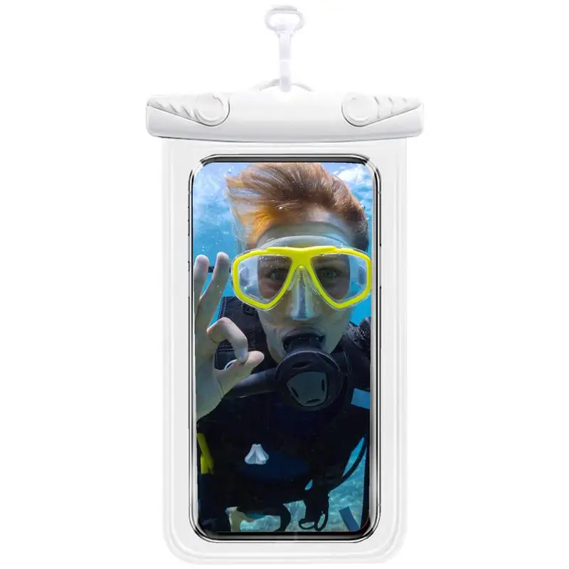 

Waterproof Phone Bag Underwater Phone Pouch Dry Bag With Lanyard Universal Phone Pouch Lanyard Cases Seamless Dustproof Pouches