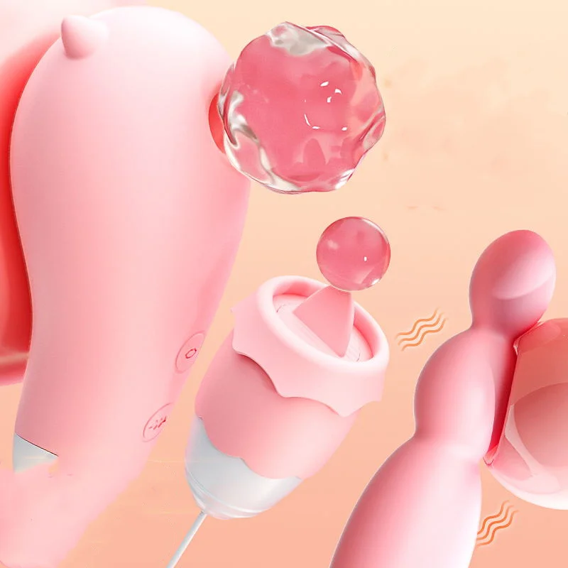 Женская мастурбация силиконовая палочка соски клитор присоска вибратор для
