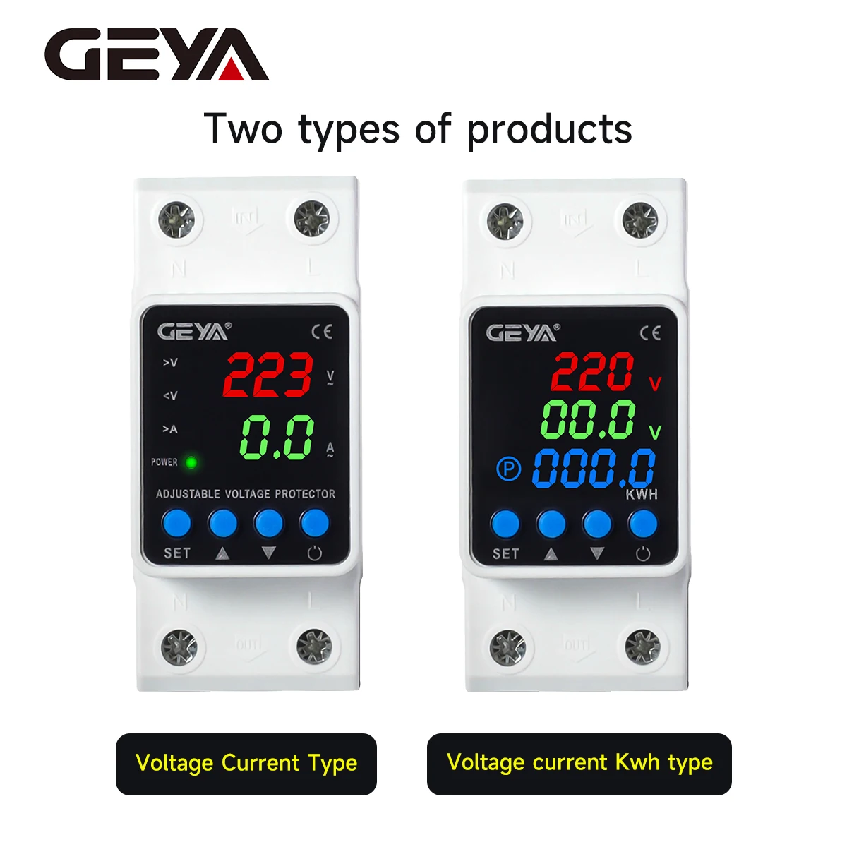 

GEYA Автомат защити цепи 63A 220V с цифровым дисплеем
