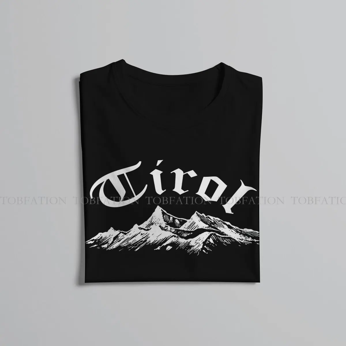 Футболка мужская с принтом альпинизма 100% хлопок