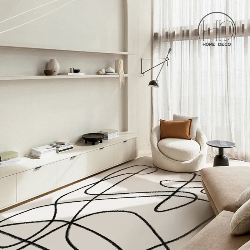 nordic art carpets for living room washable home decoration rectangle carpet bathroom non slip floor mat bedroom soft plush rugs free global shipping