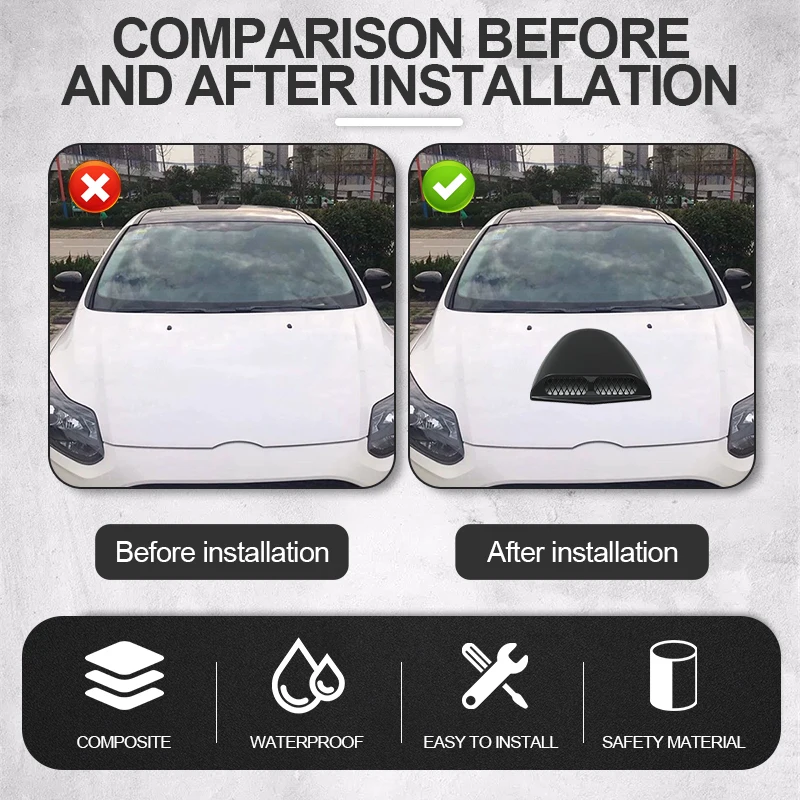 Универсальная декоративная крышка автомобильного впускного клапана для