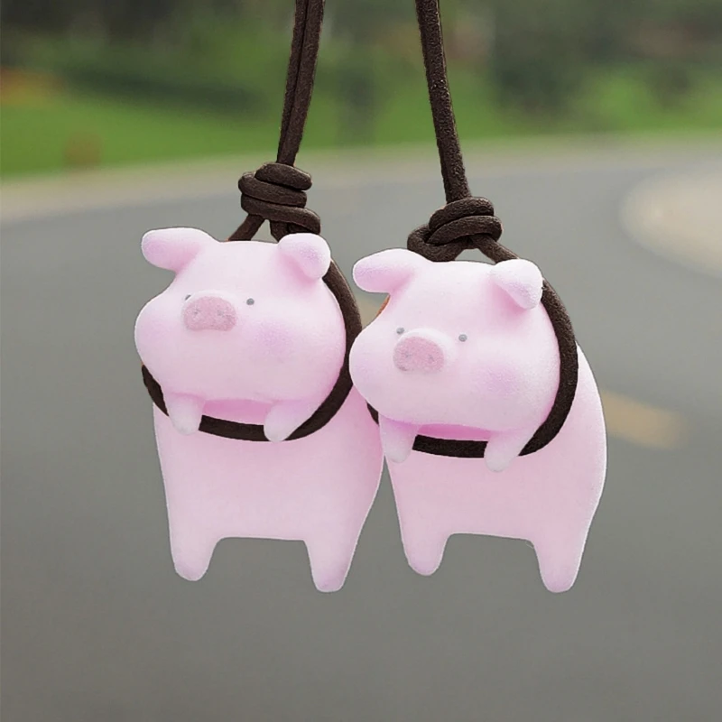 Качели Свинья Автомобиль Кулон Аксессуары для интерьера Забавные подарки