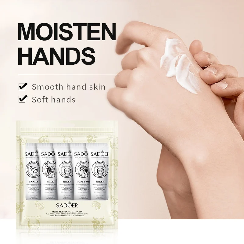 Set Snail Collagen Moisturizing Smooth Soft Dry Cracked Repair Hydrating Nourishing Lotions