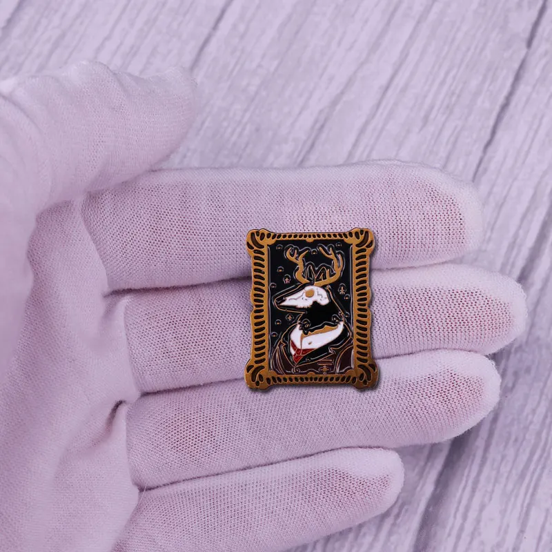 Брошь в виде оленя стиле игры ржавое озеро | Украшения и аксессуары