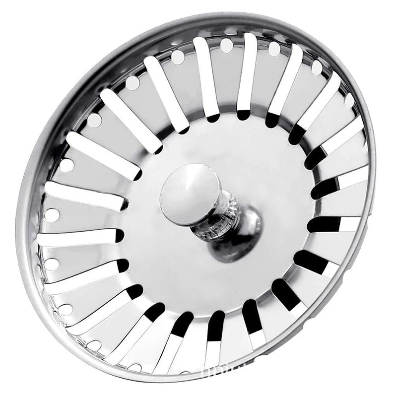 

High Quality 84MM Bathroom Sink Strainer 304 Stainless Steel Water Stopper Sink Sink Water Filter Plug Kitchen Sink Accessories