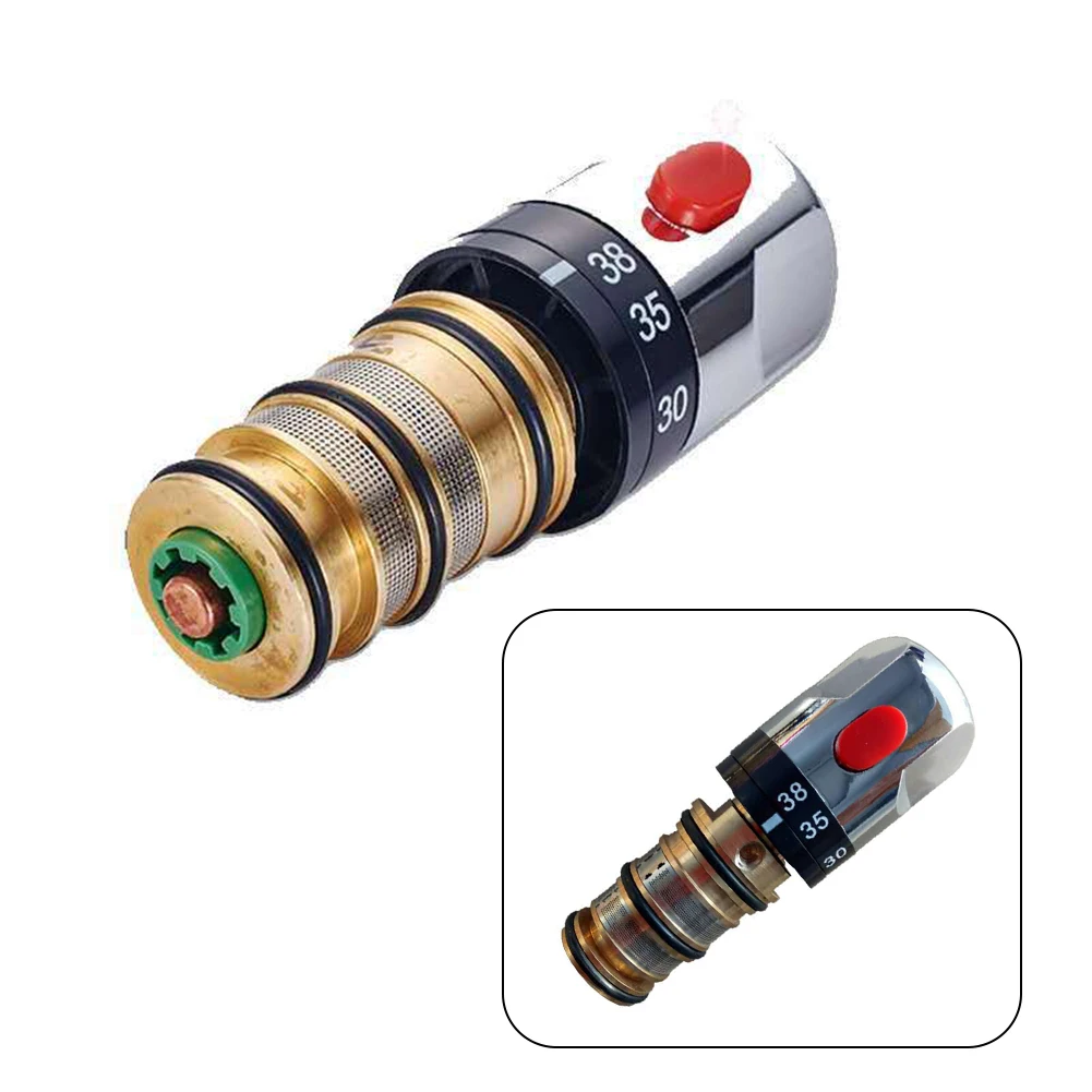 

Thermostatic On Off Water Control Handles Combo Faucet Solar Electric Water Heater Mixing Valve Spool For Bath Shower Mixer Taps