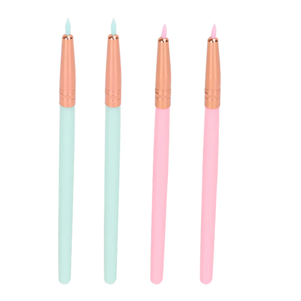 

Brush Lip Applicator Lipstick Brushes Makeup Eye Silicone Gloss Liner Travelcosmetics Eyebrow Eyeshadow Wand Wands Tool