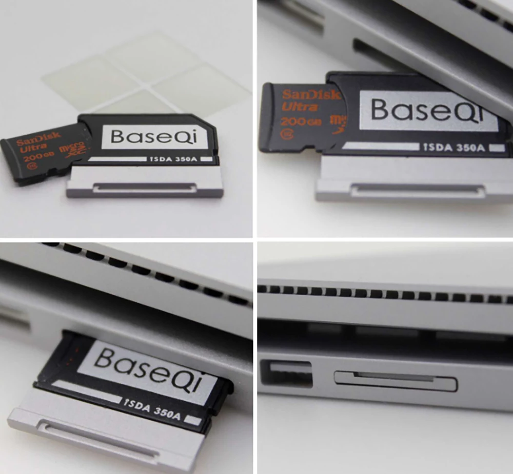 BaseQi для Microsoft Surface Book 1/2/3 13 5 дюймов кардридер 350A адаптер Minidrive Microsd | Компьютеры и