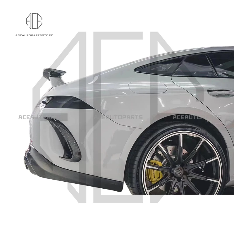 Для GT63S B Стиль Углеродное волокно Передняя губа Комплект кузова Benz X290 AMG GT63 Задний