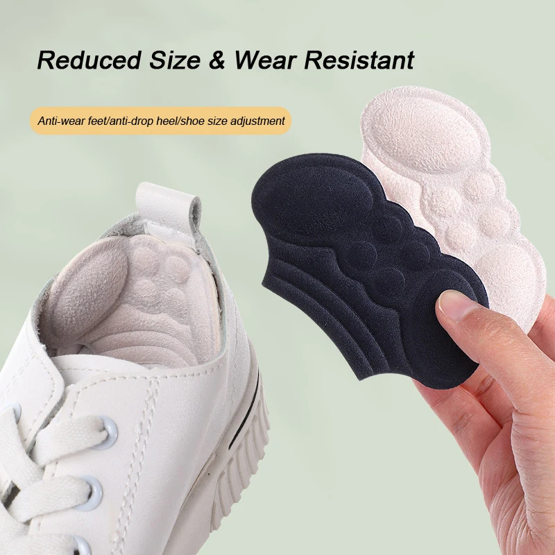 

High Heel Sticker Protector Women Shoes Pad Heel Repair Template Cushion Adhesive Patch Repair Reduce Size Insoles for Sneakers