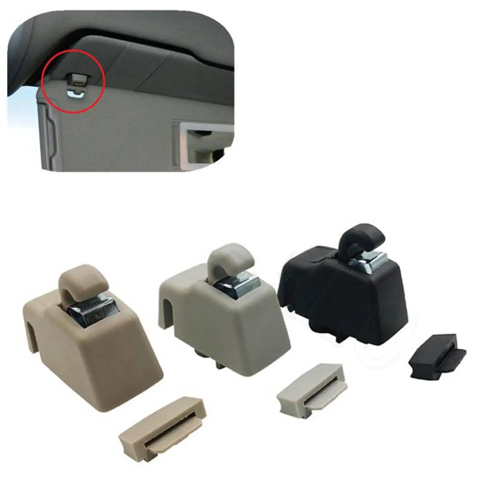 Фиксатор солнцезащитного козырька 4л. 0859561 Прямая замена простой в установке