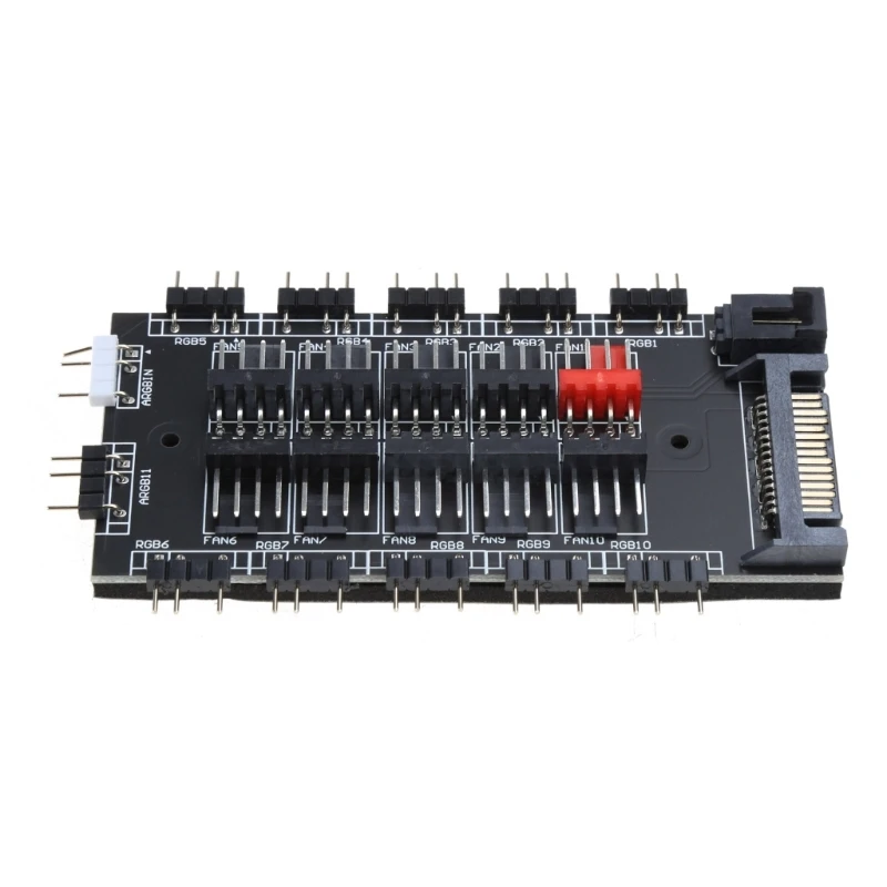 ШИМ-вентилятор + ARGB светодиодный концентратор синхронизации 2 в 1 беспроводной
