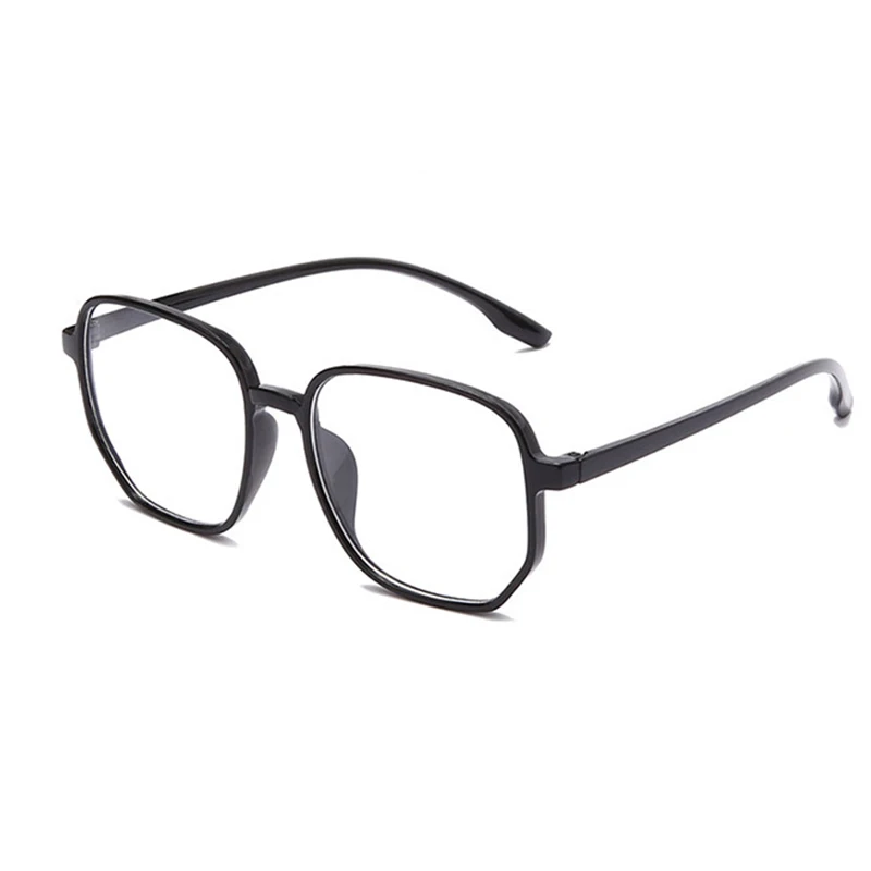 

New Ultra Light Myopic Glasses for Women Flat Lens Anti Blue Light Transparent Metal Frame Men Computer Eye Protection Spectacle