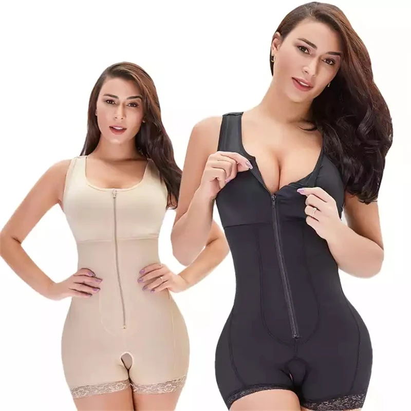 

Shaper Women Slimming Shape Wear Sheath Open Crotch Overbust Corset Waist Trainer Hip Lifter Full Shapesuit Slim Bodysuit
