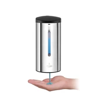 1205 304 stainless steel wall mounted touchless restaurant liquid hand sanitizer automatic soap dispenser