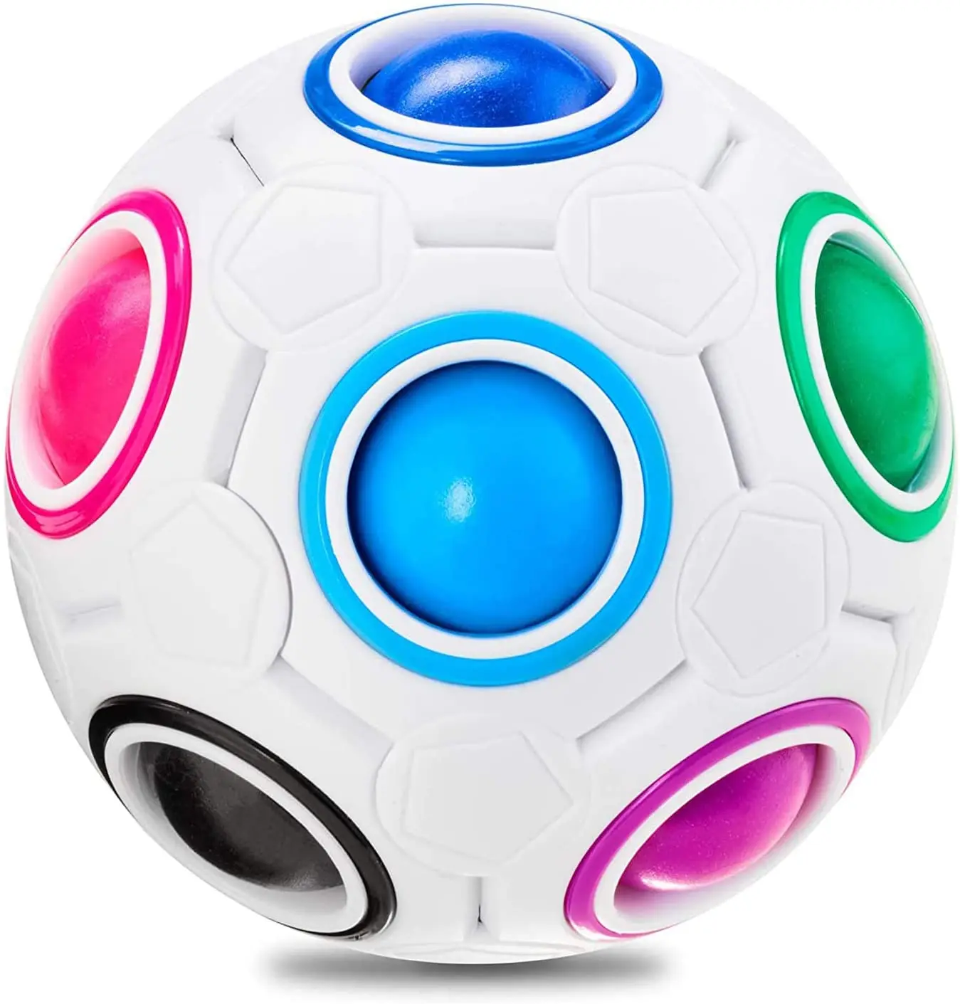 Fidget Toys Rainbow Ball Autism Vent Children Adult Decompression Bubble Antistress Toy Anti Reliver Stress ABS Material
