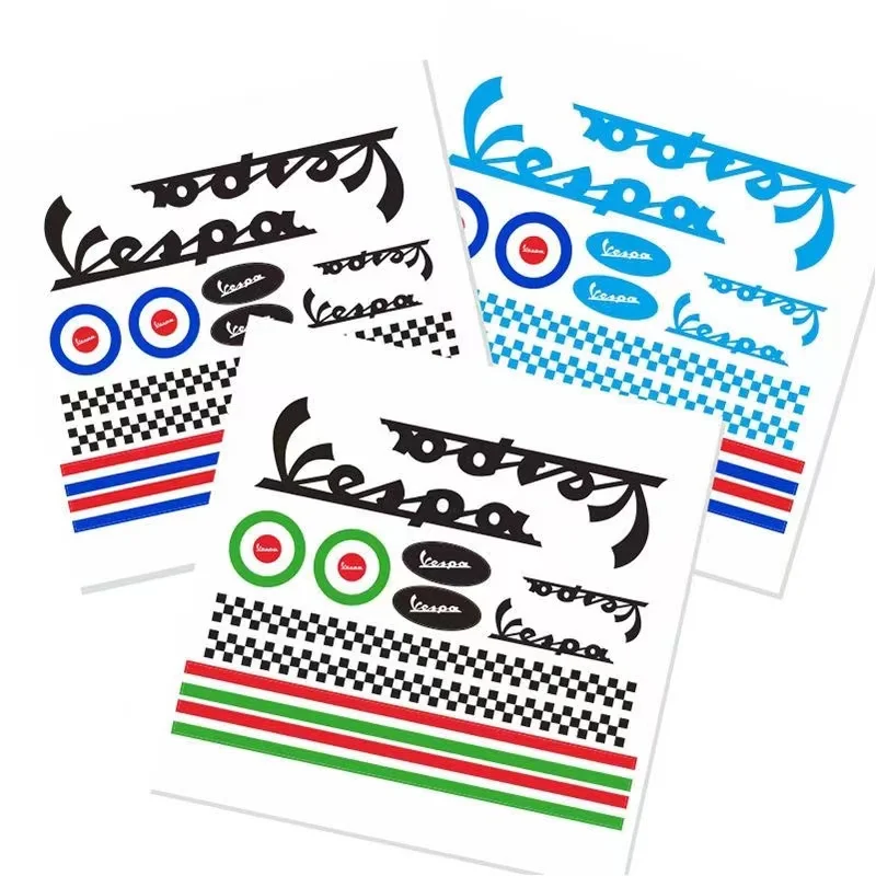 

Подходит для Vespa наклейка на шлем gts gtv spring sprint, водонепроницаемая Светоотражающая наклейка