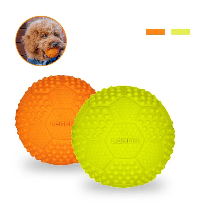

Dog Toys Pet Durable Rubber Molar Chew Ball with Squeaky Sound for Interactive Throwing Training Fetch Toy for Small Medium Dogs