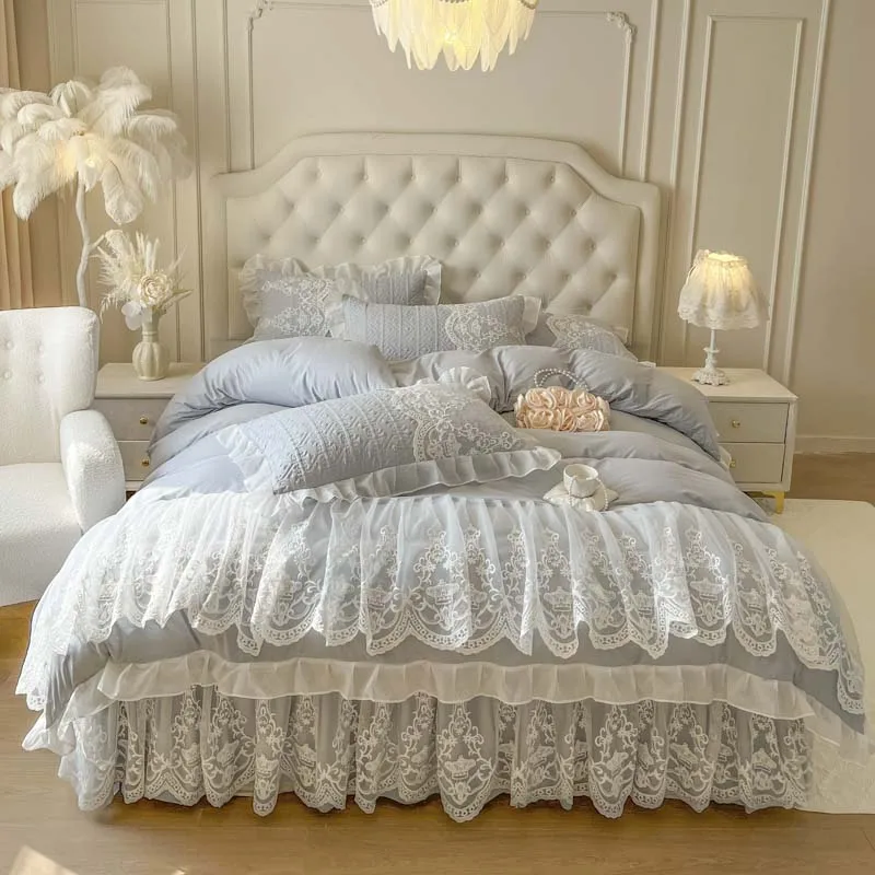 

Комплект постельного белья GRADIENT розового цвета из полиэстера и хлопка 4 шт.