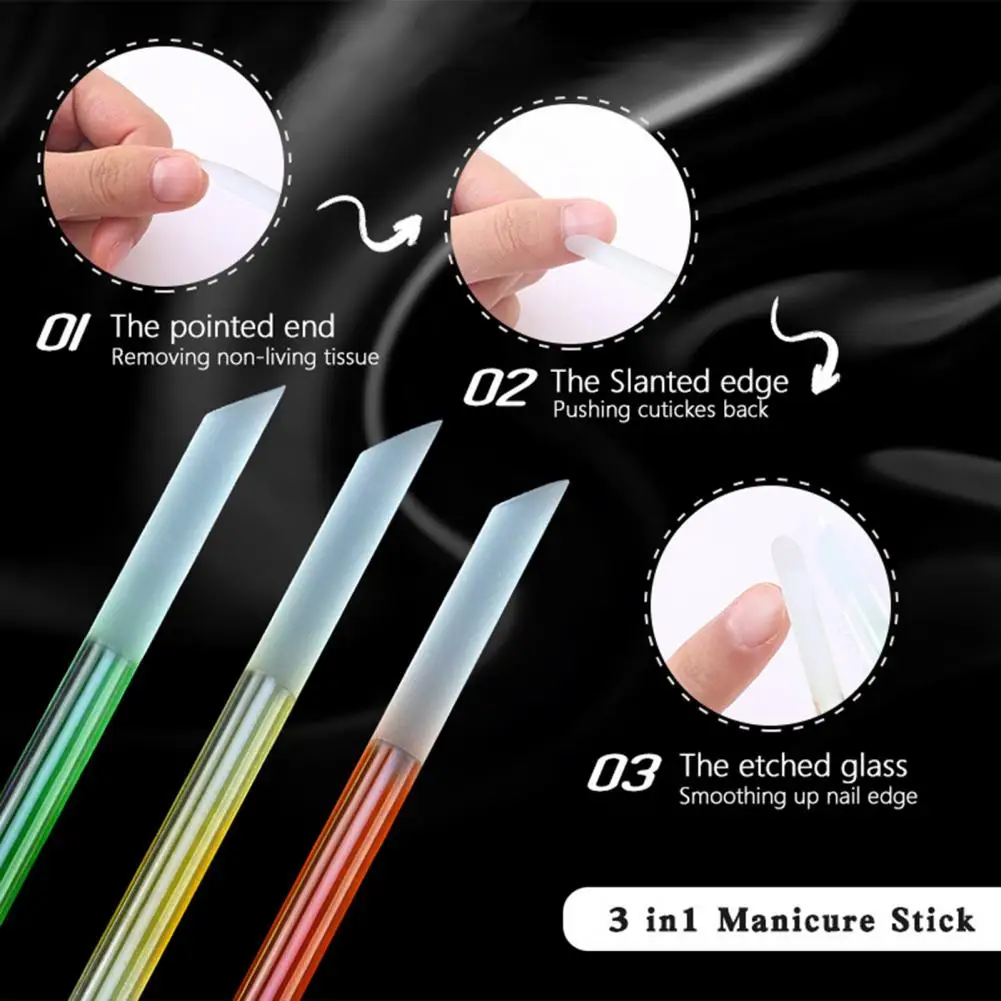 

Manicure Tool Eco-friendly Manicure Stick Cuticle Trimmer Tool Portable Cuticle Pusher Smooth Edge for Girls