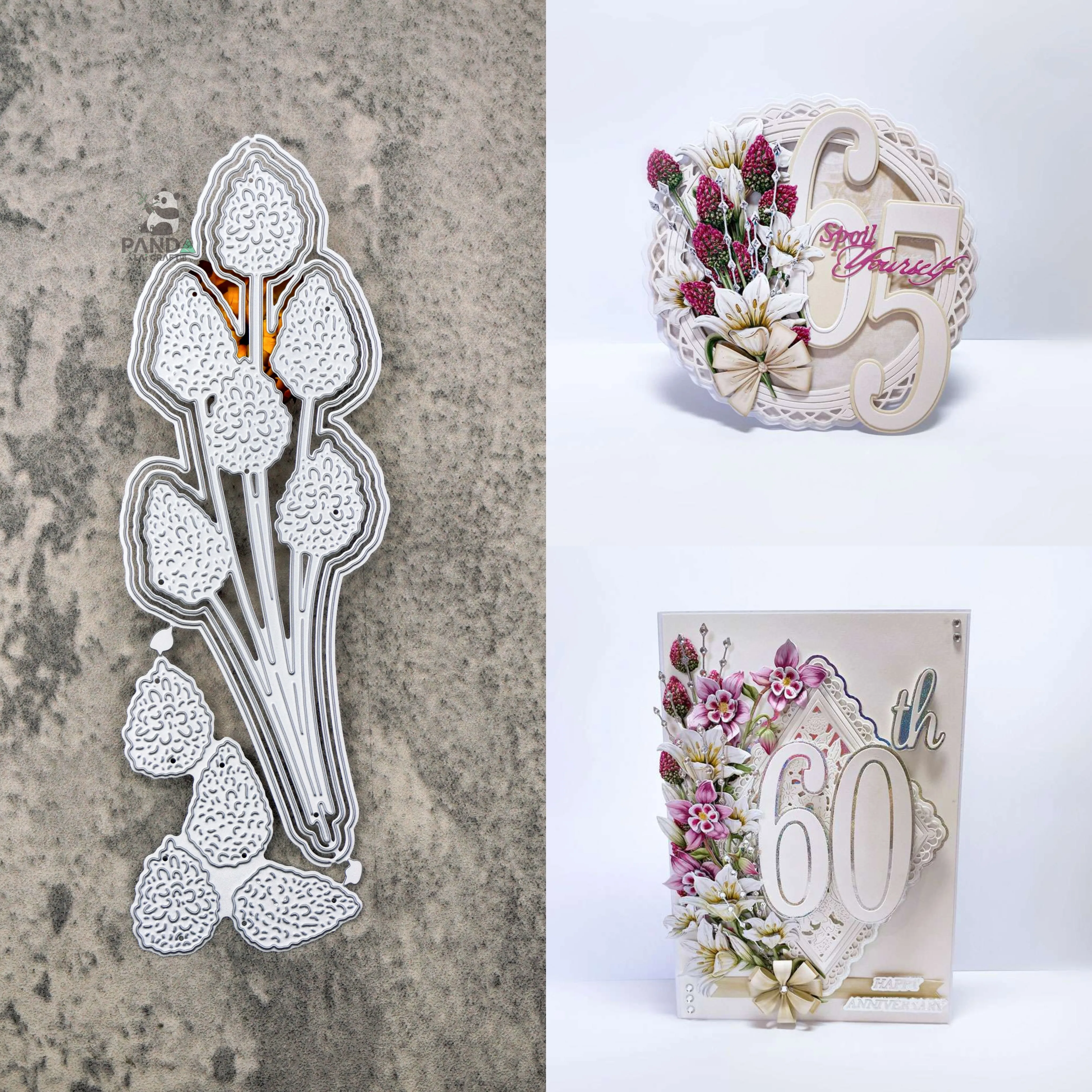 Набор металлических вырубных штампов PANDALAI самодельные декоративные тисненые