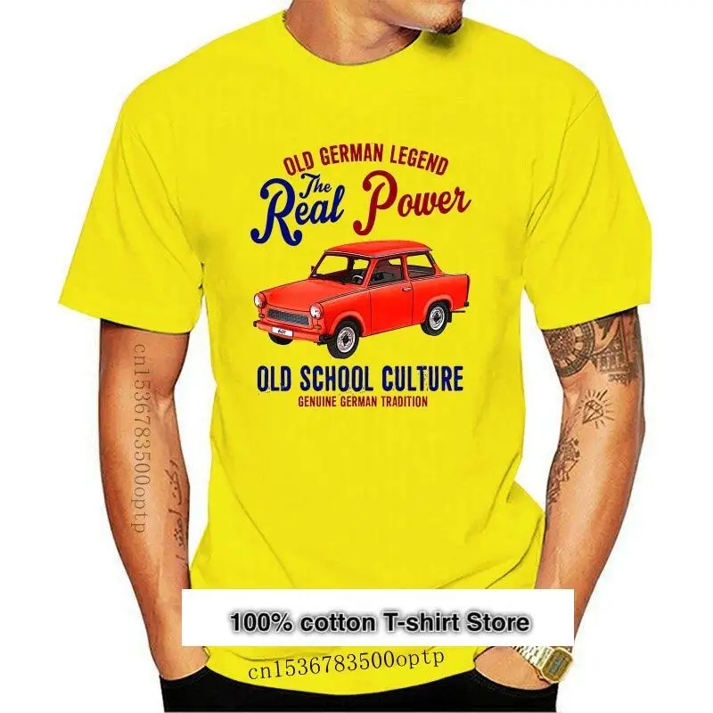

Camiseta divertida Vintage Trabant 2021, camiseta Ddr de coche clásico de Alemania, 601 algodón, novedad de 2021