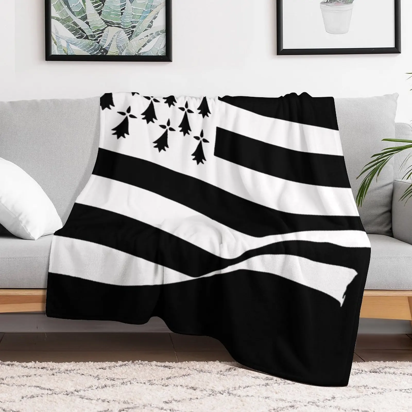 Gwenn ha du теплое зимнее мягкое одеяло