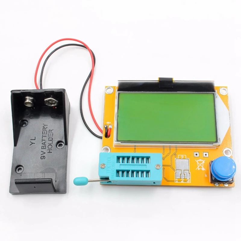 ESR измеритель Mega328 цифровой тестер транзисторов V2.68 LCR-T4 Емкость MOS/PNP/NPN LCR 12864