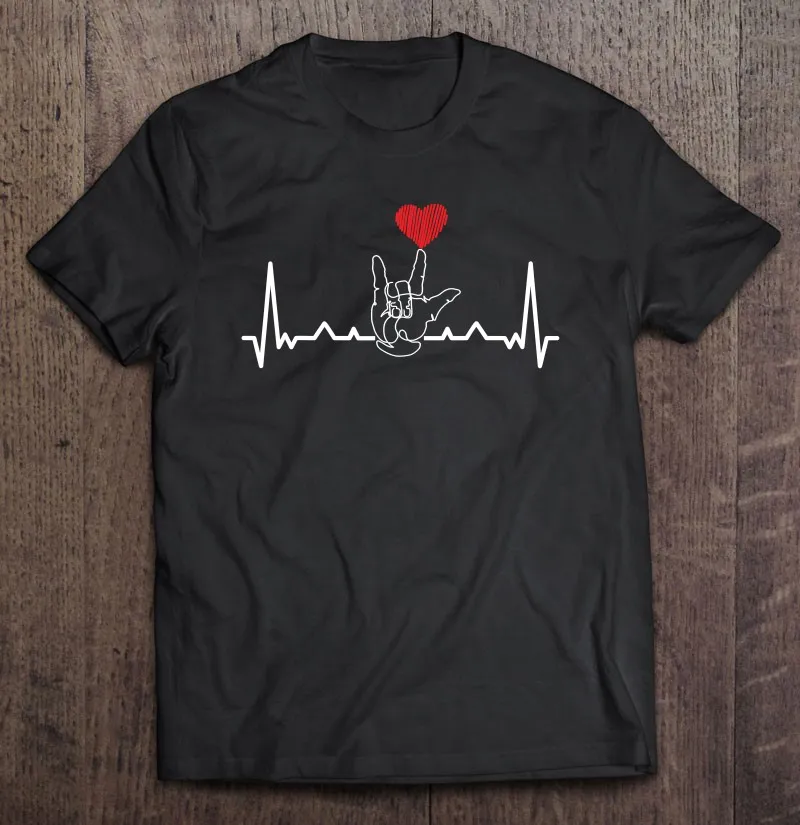 

Футболка с надписью на американском языке Asl Love, футболки для женщин, футболки с короткими рукавами, мужская рубашка, аниме футболка, аниме о...