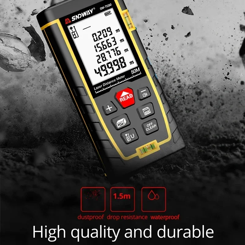 SNDWAY лазерный дальномер мини-дальномер SW TG50 TG70 TG100 TG120 цифровой Trena 50 м 70 100 120