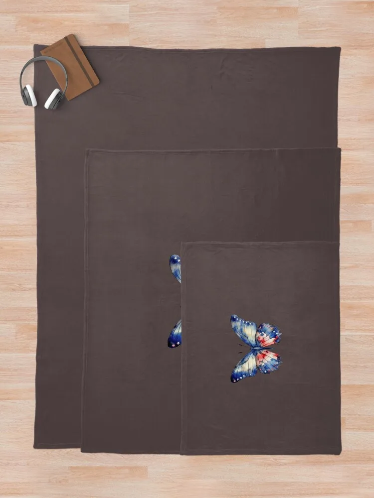 Одеяло с американским флагом Buterfly гигантский диван-кровать модные одеяла для сна