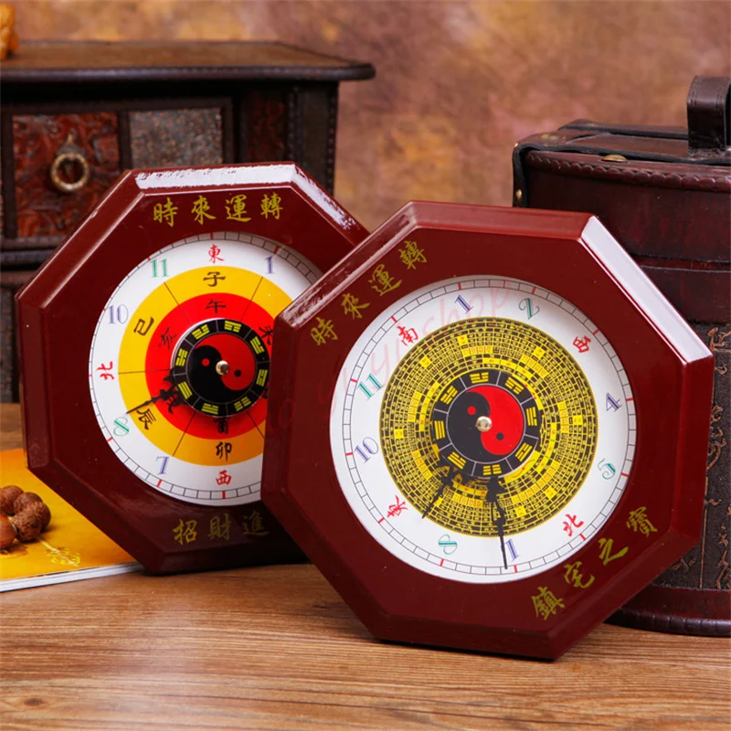 

Compass clock,Tai Chi eight trigrams clock wall clock,Living room decorations,household clocks,Taoist Buddhist Feng Shui clock