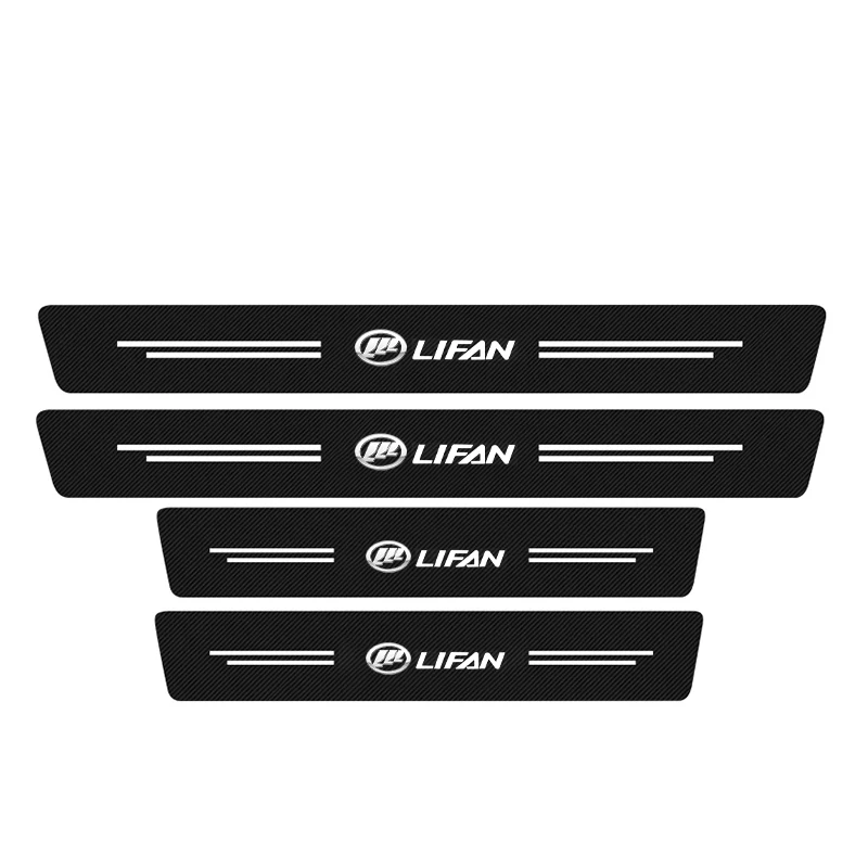 

4 шт., защитные наклейки на пороги автомобиля Lifan X60 Solano X50 520 620 320