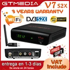 Новый цифровой спутниковый ТВ-приемник Gtmedia V7 S2X V7 HD 1080P FHD DVB-S2 S2X тюнер с USB WIFI обновление V7S HD декодер Espana