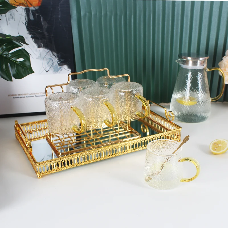 2022 Новое поступление Набор термостойких стеклянных кувшинов для воды с большой