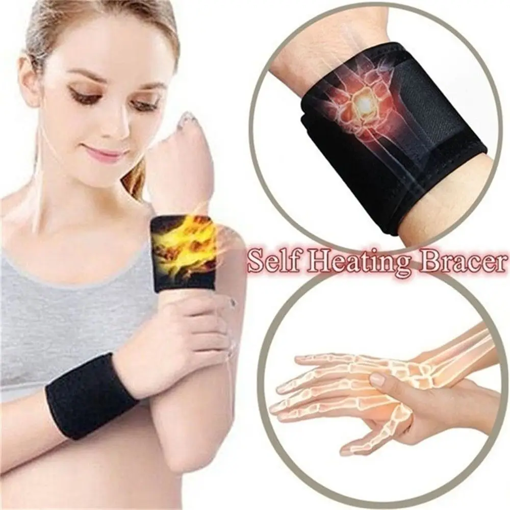 

Health Care Magnetic Therapy Sports Protection Wrist Brace Arthritis Pain Relief Braces Belt Tourmaline Self-Heating