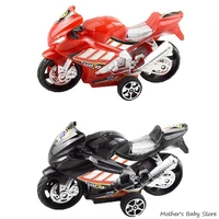 1pc model toy car montessori toy kids children plastic pull back cool motorcycle model toys gift educational toy