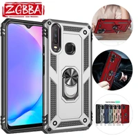 zgbba shockproof anti drop phone case for vivo v15 pro y17 y15 y12 magnetic ring stand armor cover for vivo nex s a x21 x23 x27