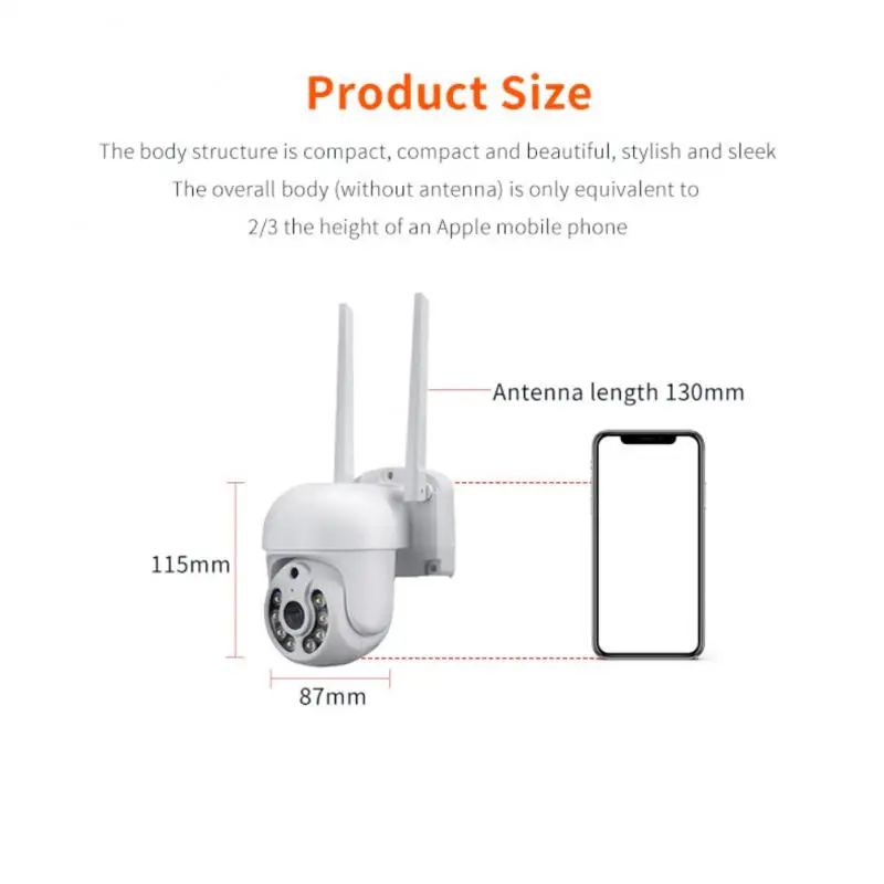 

2mp IP Camera Night Vision WIFI Camera 1080p Two-way Voice Intercom Surveillance Camera