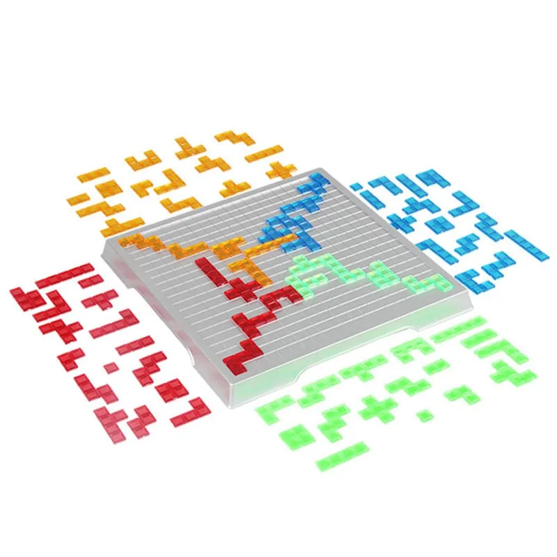

Новая стратегическая игра Blokus, настольные Обучающие квадраты, игрушки, доска, куб, головоломка, легко играть, детская серия, комнатный фотоподарок