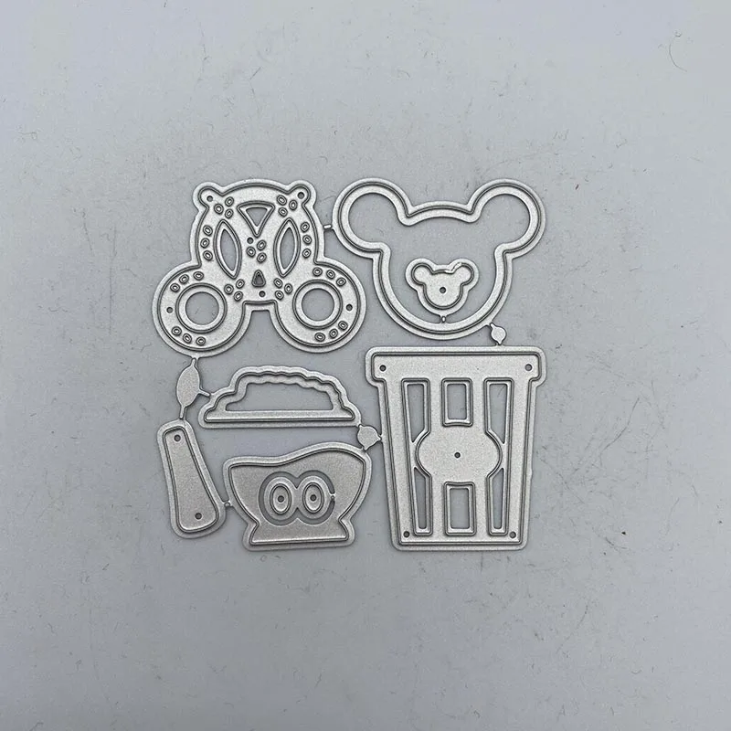 

Металлические Вырубные штампы для мороженого, бочка для скрапбукинга, ремесленный шаблон, трафаретные штампы