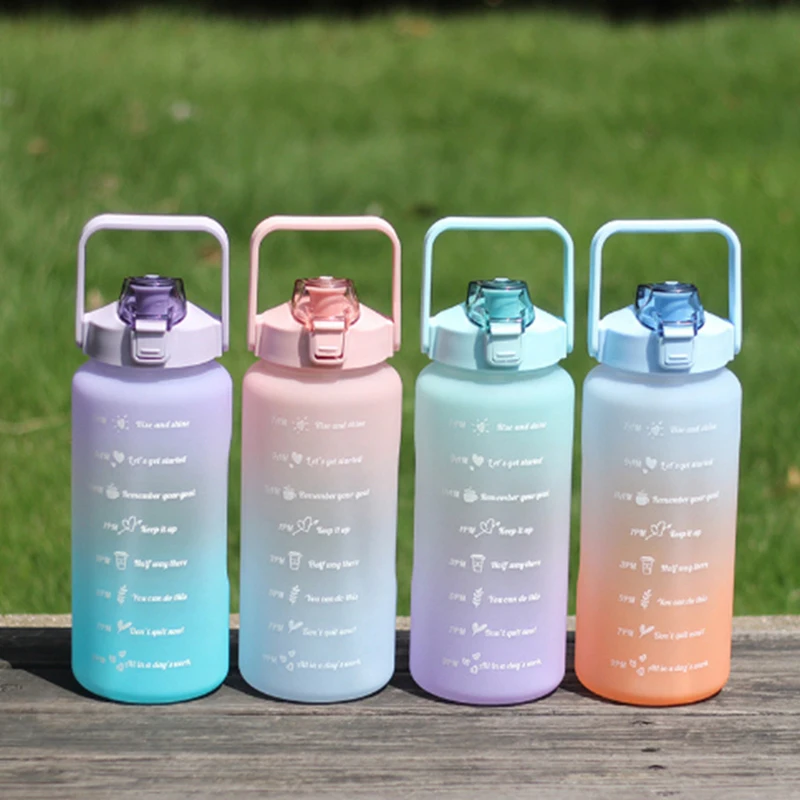 Уличная Спортивная бутылка для воды большой емкости креативная пластиковая