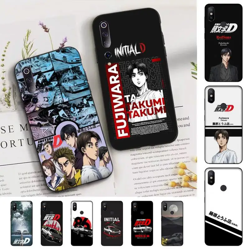 

Initial D AE86 Tail Light Phone Case For Xiaomi Mi 5X 8 9 10 11 12 lite pro 10T PocoX3pro PocoM3 Note 10 pro lite