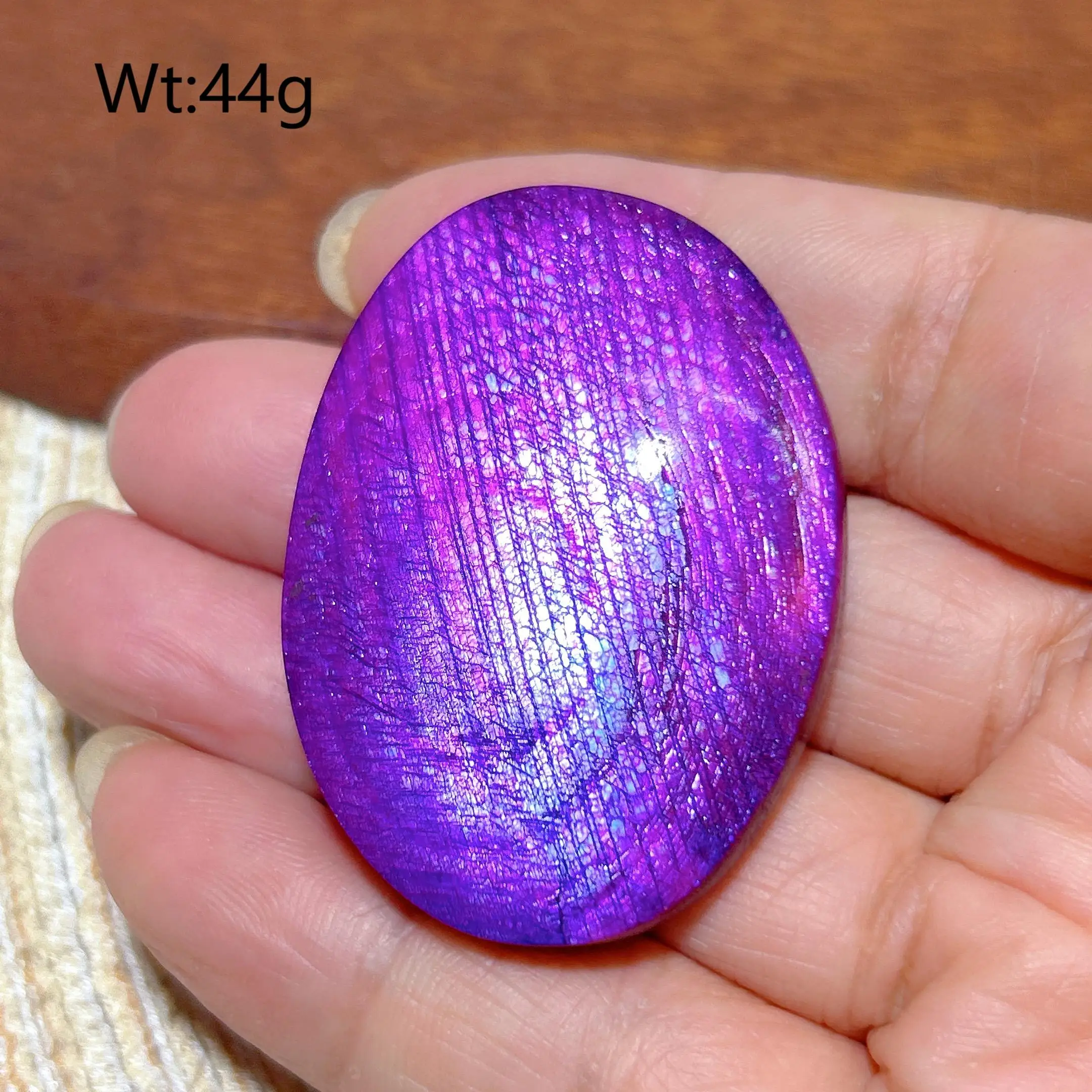 

Фиолетовый лунный камень с солнечным камнем