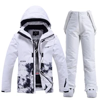 Men's Ski Suit Set Outdoor Warm Waterproof Windproof Breathable Male Winter women Snowboard Jacket And Pants Snow Suit Set