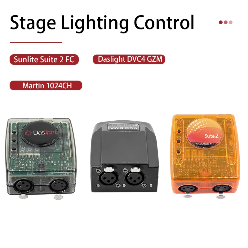Фото DMX512 Daslight 4 Martin 1024CH DMX-контроллер Sunlite suite2 FC USB Компьютерный контроллер Программное обеспечение управления сценическим освещением №1