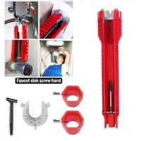 8 in 1 multi key flume magic wrench sink plumbing tools magic wrench 8 in 1 multifunctional english key plumbing wrench tool