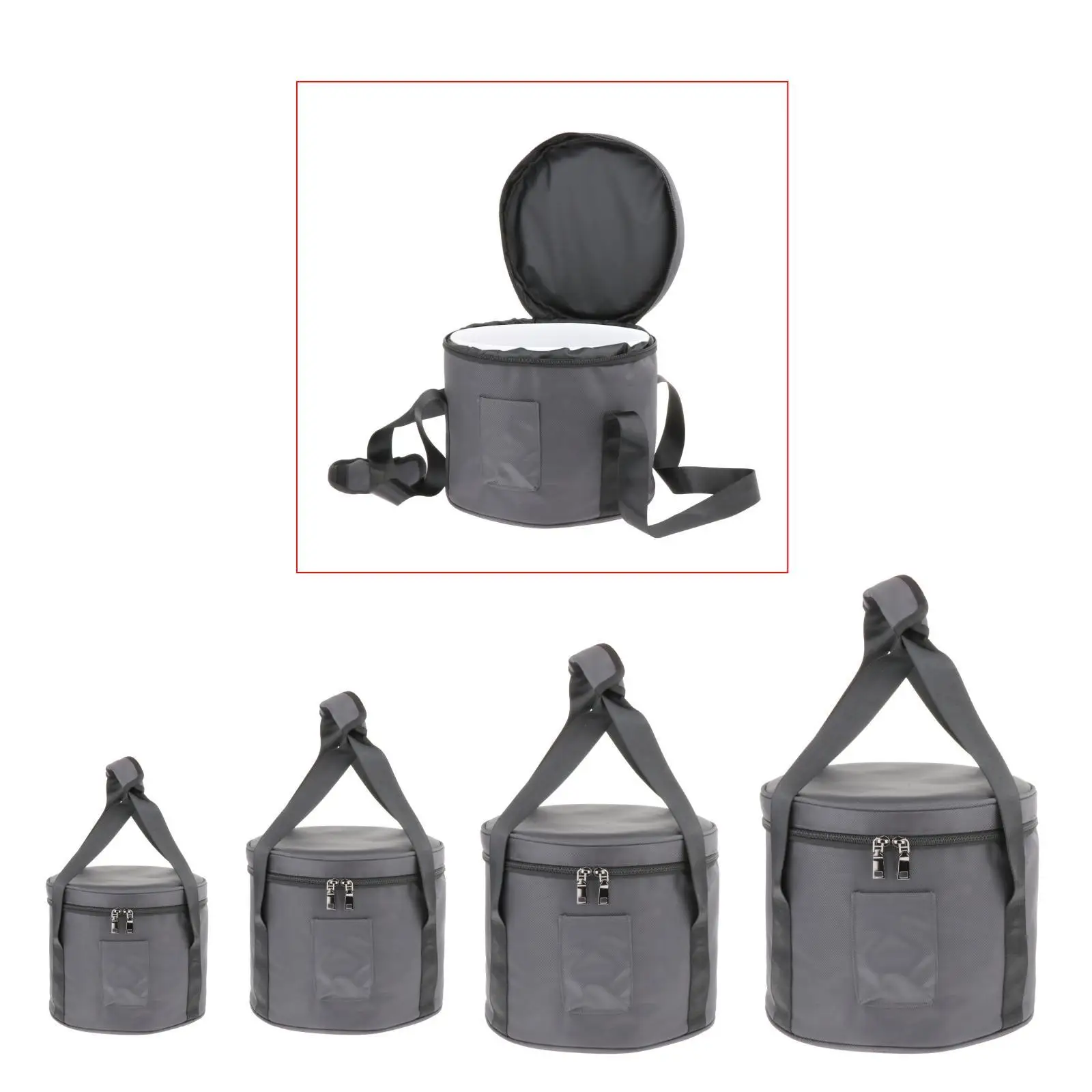 

Crystal Bowl Case Accessory Multifunction with Handle Durable Oxford Cloth Carrier for Friends Camping Outdoor